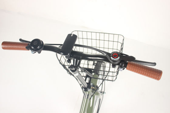 Comfortable Saddle Lightweight Folding Bicycle Customized Colour And Shimano Altus Shifter For Convenient Transportation