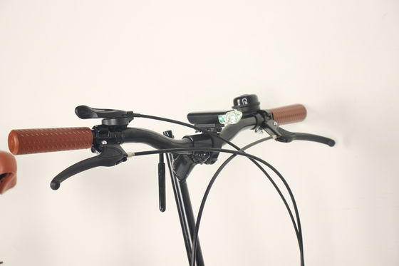 Comfortable Saddle Lightweight Folding Bicycle Customized Colour And Shimano Altus Shifter For Convenient Transportation
