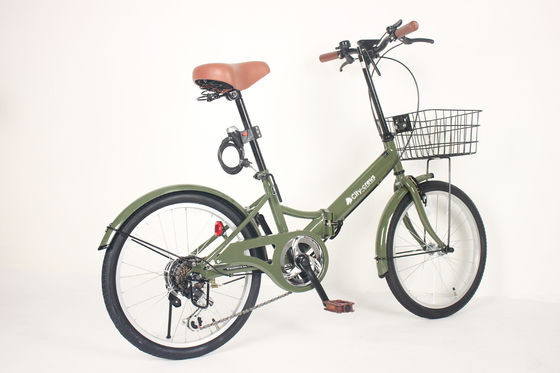 Comfortable Saddle Hard Frame Foldable Road Bike Non Rear Damper And Chain Propulsion Mode With Material