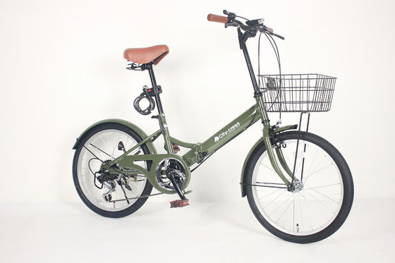 Comfortable Saddle Hard Frame Foldable Road Bike Non Rear Damper And Chain Propulsion Mode With Material