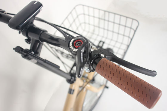 6 Speed Gears Foldable Street Bike Comfortable Saddle In Leather Material