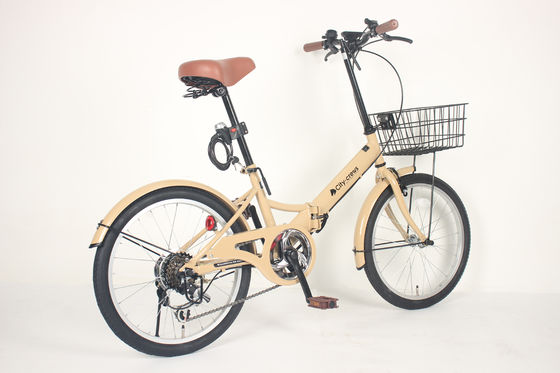 20 Inch Foldable Commuting Bicycle Convenient Versatile With 6-Speed Gears