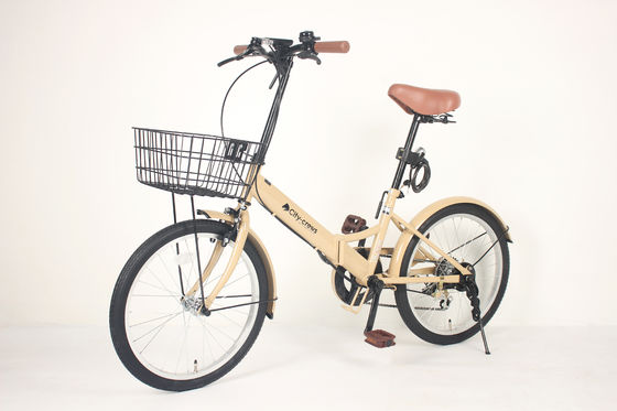 20 Inch Foldable Commuting Bicycle Convenient Versatile With 6-Speed Gears