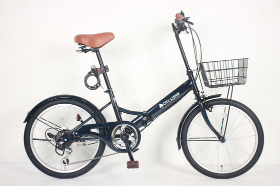 20 Inch Folding Road Bike With Ordinary Pedal And Leather Saddle Material