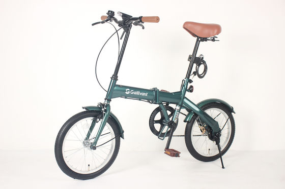 Shock Absorber Folding Road Bike For Heights 150-185cm 6 Speed Gears