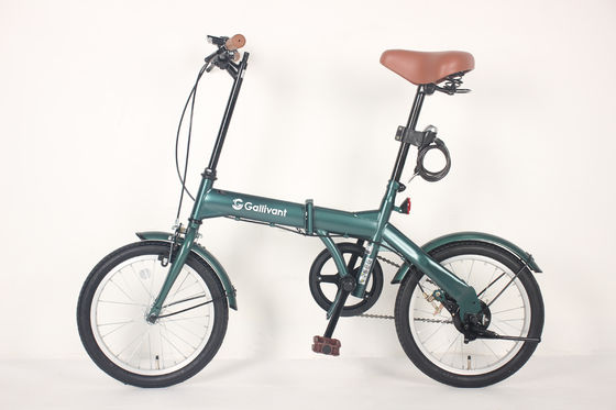 60±5KM Auxiliary Mileage Folding Urban Cycle Compact Foldable Design Aluminum Alloy Rim Material