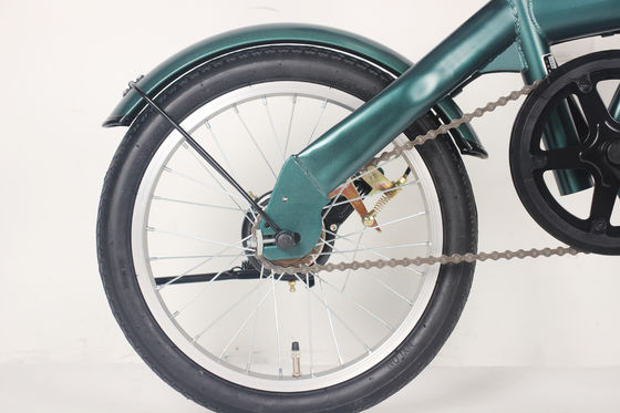 Shock Absorber Folding Road Bike For Heights 150-185cm 6 Speed Gears
