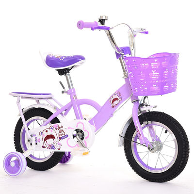 Single Speed Childrens Training Wheel Bikes With Ordinary Pedal And No Suspension