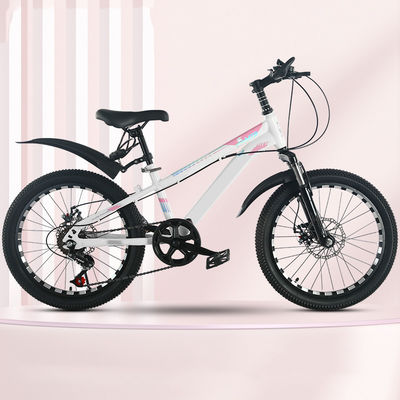 Aluminum Alloy Rims Lightweight Childrens Bikes With Adjustable Seat Height And 6 Speed Gears