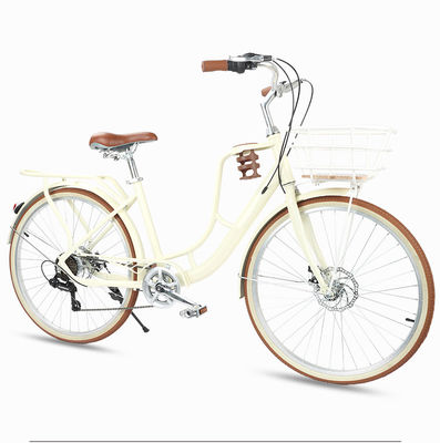 SHIMANO Outer Six Speed Transmission 24 Inch City Bike Designed for City Adventures